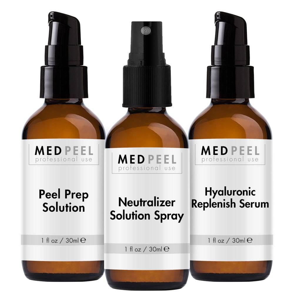 Basic Peel Essentials Kit (Peel Prep, Neutralizer, Hyaluronic Serum) - Medpeel
